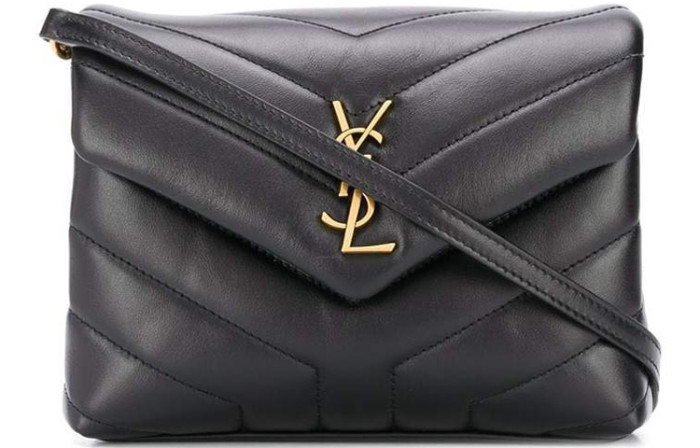 SAINT LAURENT LouLou Toy Shoulder Bag Black 678401DV7071000 L20ｃｍ W7.5cm H14cm