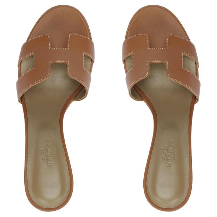 HERMES Oasis Gold Calfskin