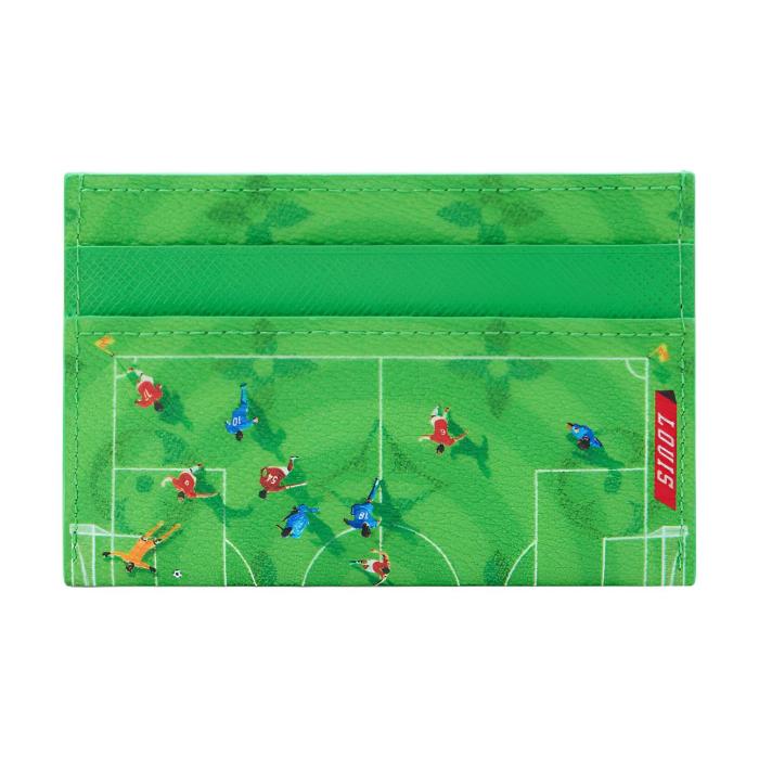 LOUIS VUITTON Coated Canvas Card Holder Men's Green