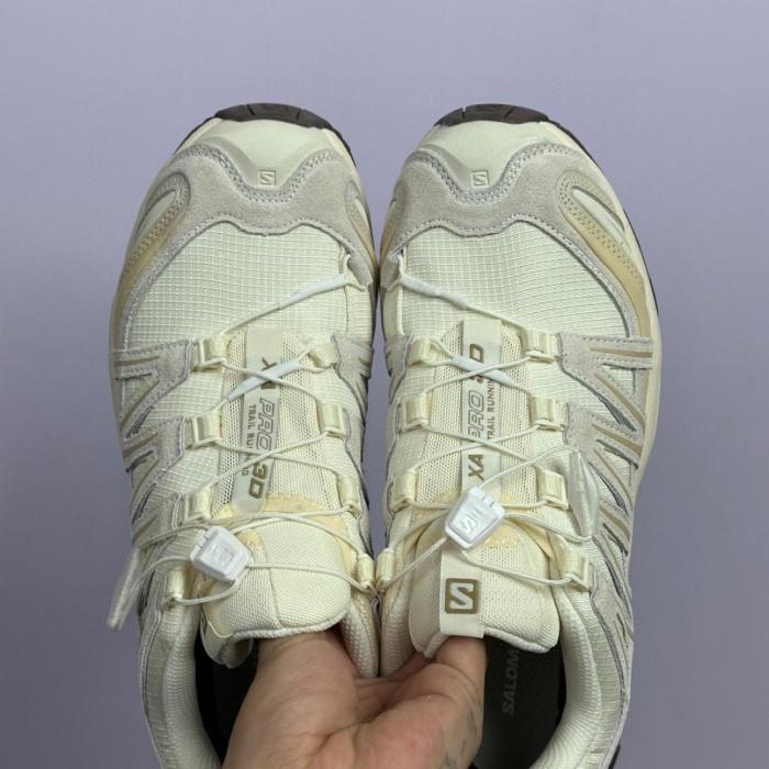 SALOMON XA PRO 3D Mesh, Textile Comfortable Low top Outdoor Shoes Unisex Vanilla