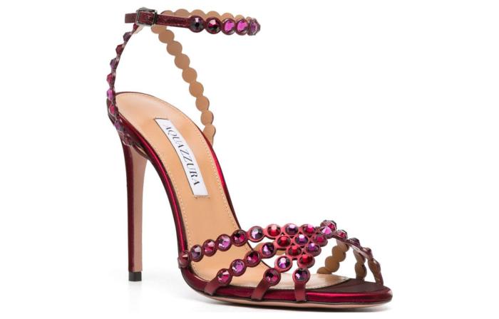 AQUAZZURA Tequila 105mm Leather Sandals