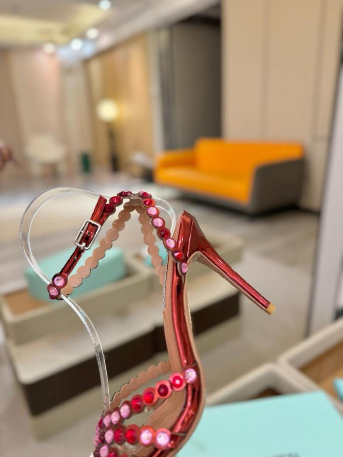 AQUAZZURA Tequila 105mm Leather Sandals