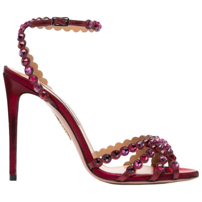 AQUAZZURA Tequila 105mm Leather Sandals