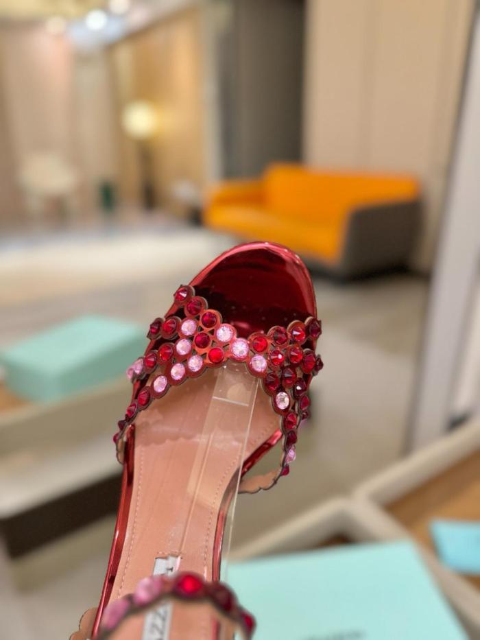 AQUAZZURA Tequila 105mm Leather Sandals