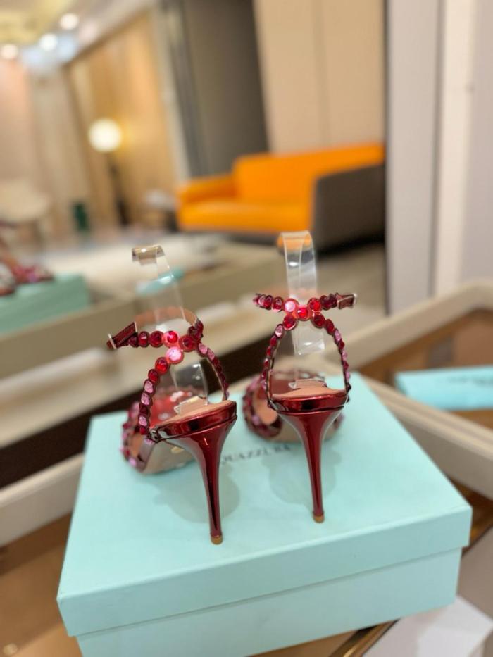 AQUAZZURA Tequila 105mm Leather Sandals