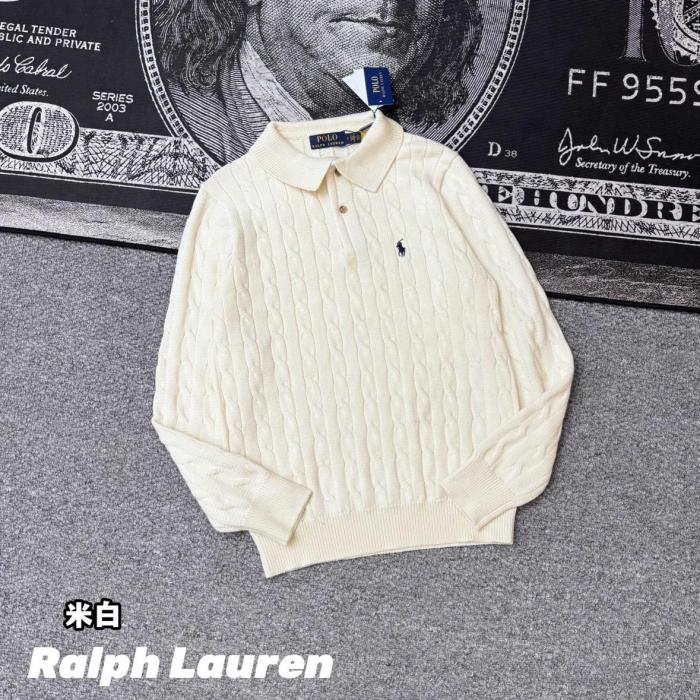 Polo Ralph Lauren Logo Embroidered Knitted Polo Shirt
