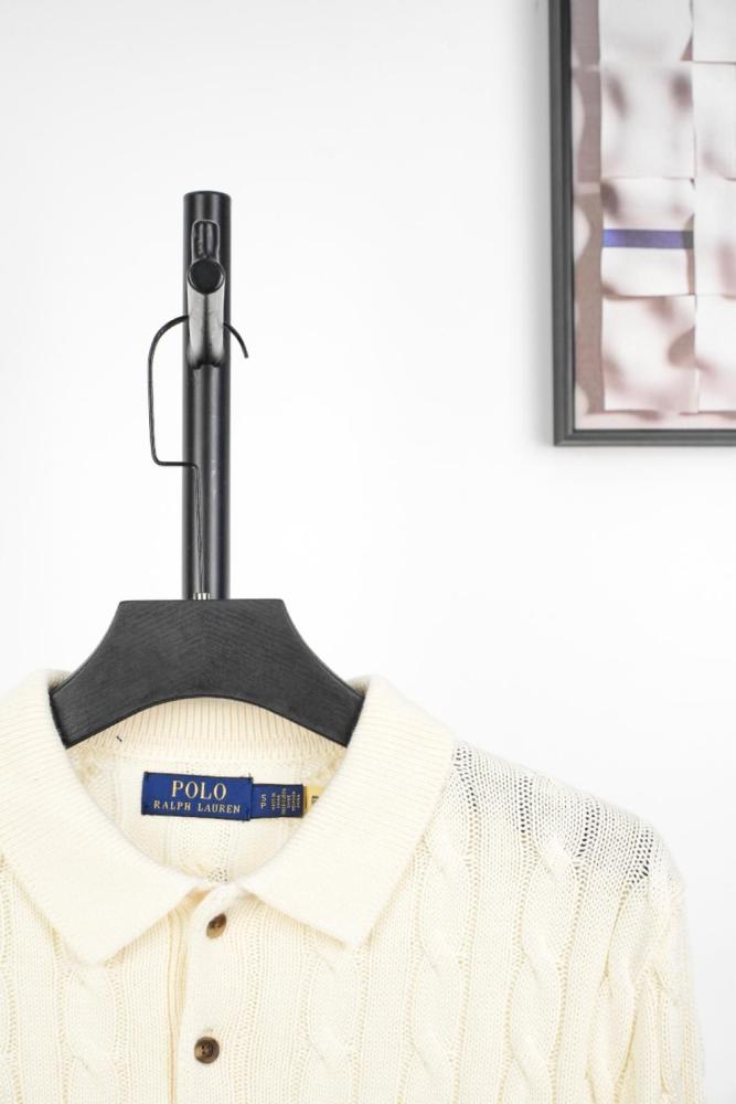 Polo Ralph Lauren Logo Embroidered Knitted Polo Shirt