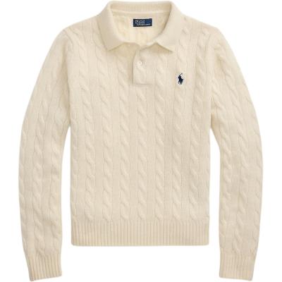 Polo Ralph Lauren Logo Embroidered Knitted Polo Shirt