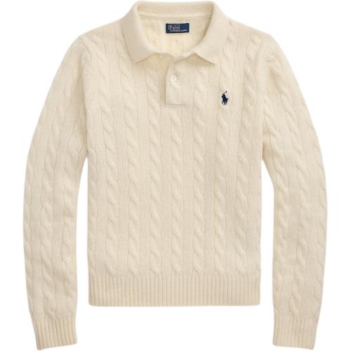 Polo Ralph Lauren Logo Embroidered Knitted Polo Shirt