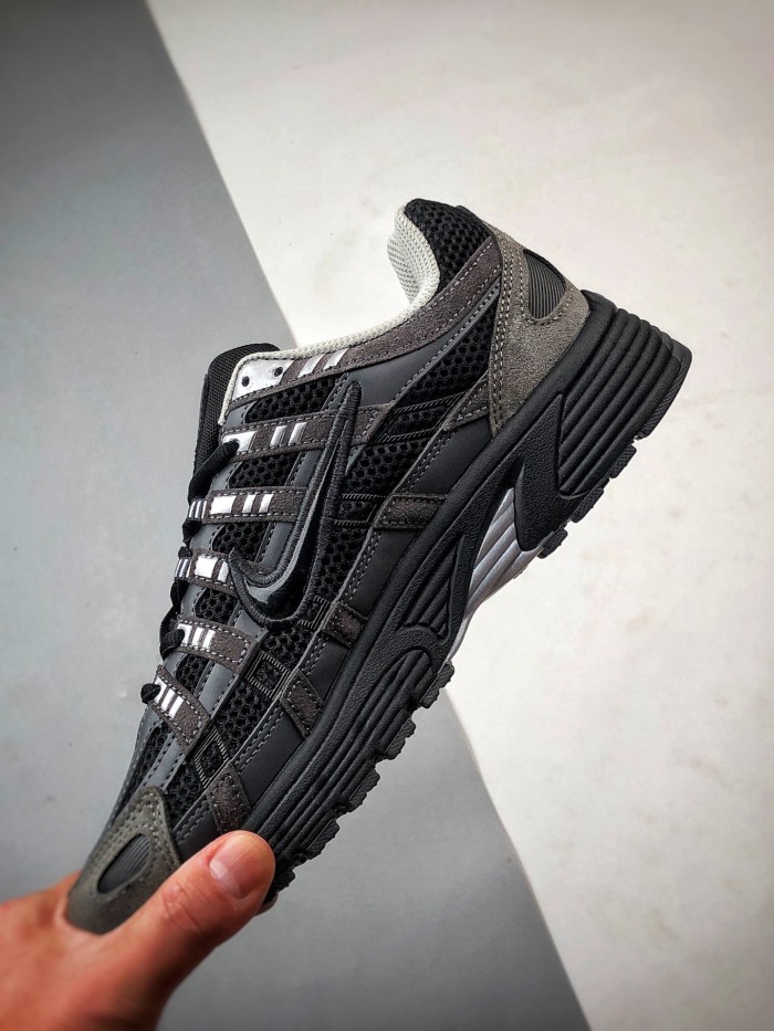 Nike P-6000 Suede Anthracite Metallic Silver