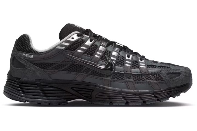 Nike P-6000 Suede Anthracite Metallic Silver