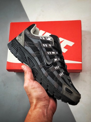 Nike P-6000 Suede Anthracite Metallic Silver