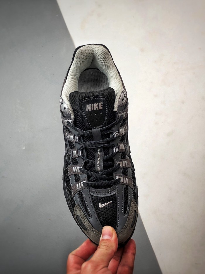 Nike P-6000 Suede Anthracite Metallic Silver