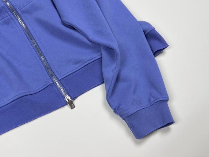 Represent 247 Sweatshirts Men's Indigo Hooded Non Detachable Moderate