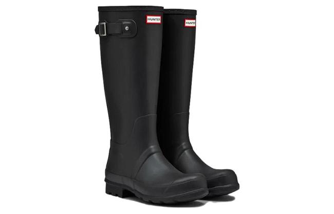 HUNTER Thermal Slip Resistant Waterproof Thermal Slip Resistant Outdoor Casual Rain Boots Men's