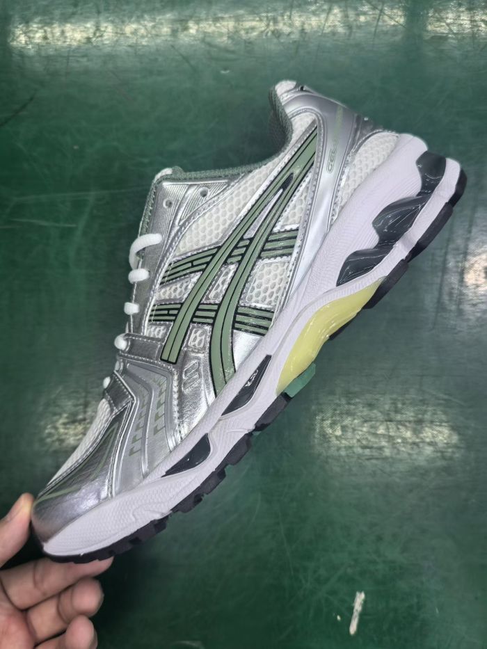 ASICS Gel-Kayano 14 White Pure Silver Slate Grey Sage