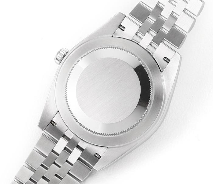 ROLEX Fluted Bezel Two Tone Datejust Collection Automatic Mechanical Movement Women's Watch 36mm Gray Dial