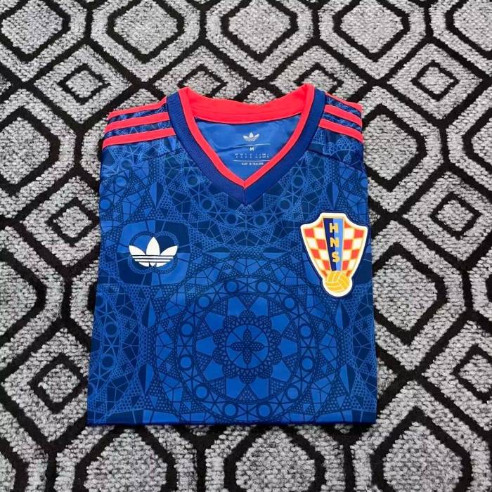 Adidas Originals Soccer Jerseys Men's Blue V Neck Moderate