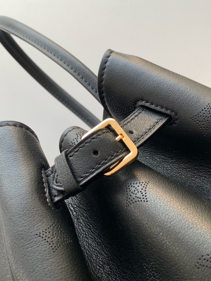 LOUIS VUITTON Vendome Calfskin Handbag Medium Women's Black M26338 L35.5 W17 H28cm