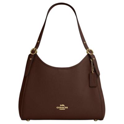 COACH Leather Shoulder Bag Large Women's Maple CAQ86-IMMPL L31.11*W13.97*H26.03 cm