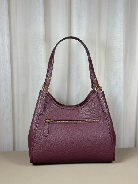 COACH Leather Shoulder Bag Large Women's Maple CAQ86-IMMPL L31.11*W13.97*H26.03 cm