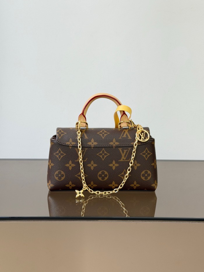 LOUIS VUITTON Monogram Coated Canvas Shoulder Bag, Crossbody Bag, Handbag Women's Brown M28426 L21 W6 H12.5cm