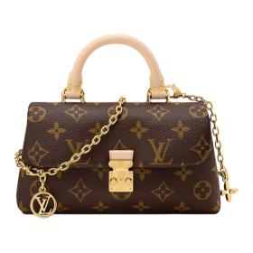 LOUIS VUITTON Monogram Coated Canvas Shoulder Bag, Crossbody Bag, Handbag Women's Brown M28426 L21 W6 H12.5cm