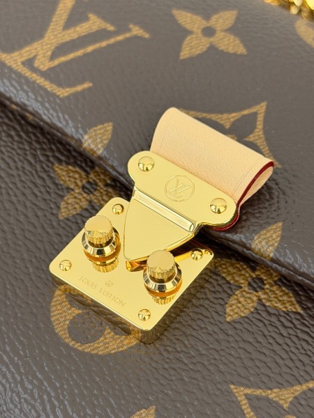 LOUIS VUITTON Monogram Coated Canvas Shoulder Bag, Crossbody Bag, Handbag Women's Brown M28426 L21 W6 H12.5cm
