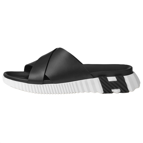 HERMES Infra Slide Slippers Black