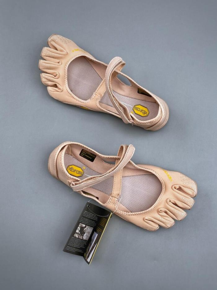 Vibram V SOUL Five Fingers Shoes Slip Resistant Abrasion Resistant Low top Training Shoes Nude Pink