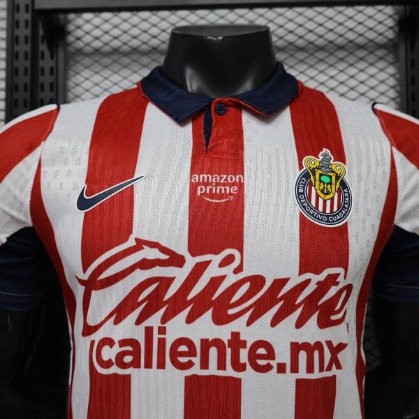 Nike Soccer Jerseys Men's White/Speed Red/Loyalty Blue Lapel Moderate
