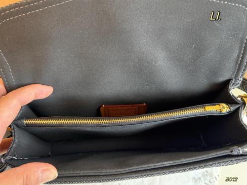 COACH Tabby Fabric Shoulder Bag Small Women's Black 26*14 cm