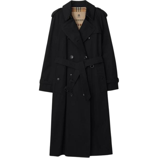 Burberry Trench Coat Classic Fit Women's Black