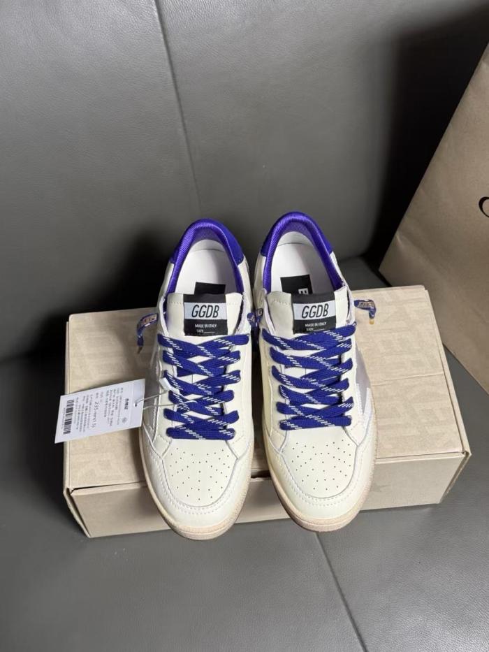 Golden Goose Ball Star Low top Skateboard Shoes Women's Beige Yellow