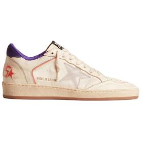 Golden Goose Ball Star Low top Skateboard Shoes Women's Beige Yellow