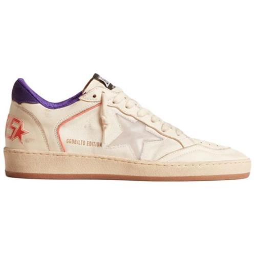 Golden Goose Ball Star Low top Skateboard Shoes Women's Beige Yellow