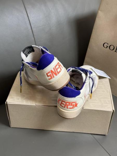 Golden Goose Ball Star Low top Skateboard Shoes Women's Beige Yellow