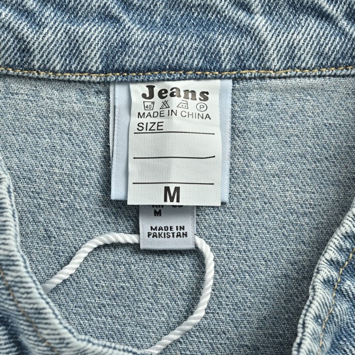 Adidas Originals Denim Jackets Women's Light Blue/Red/White/Dark Brown/Navy Blue Moderate Straight Fit