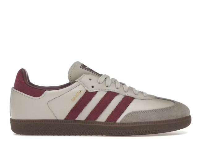 adidas Samba OG Putty Grey Maroon