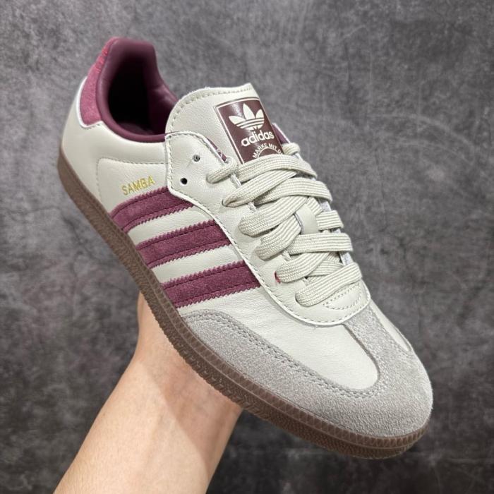 adidas Samba OG Putty Grey Maroon