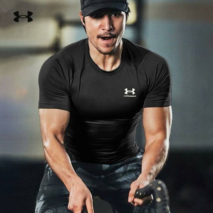 Under Armour HeatGear Workout Clothing Men's Black