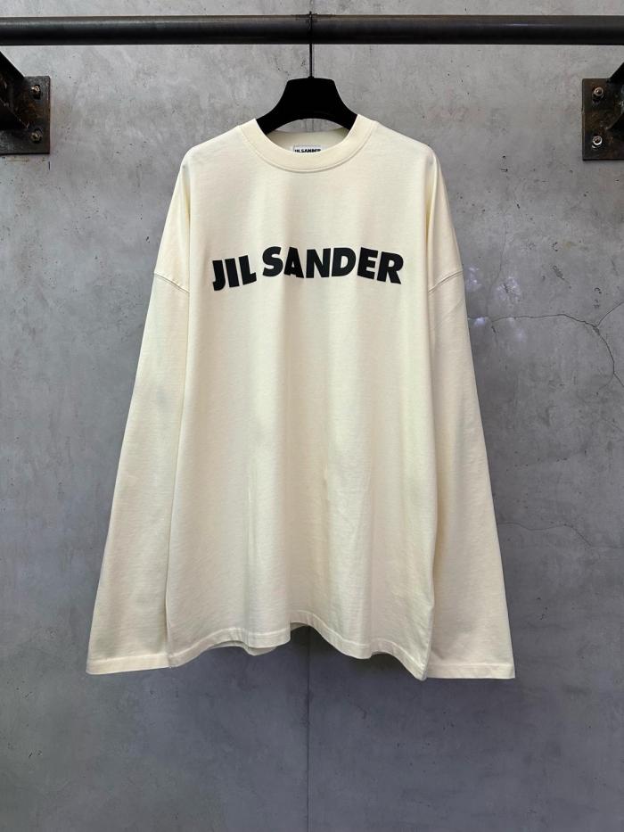 JIL SANDER Logo Printed Crewneck Sweatshirt