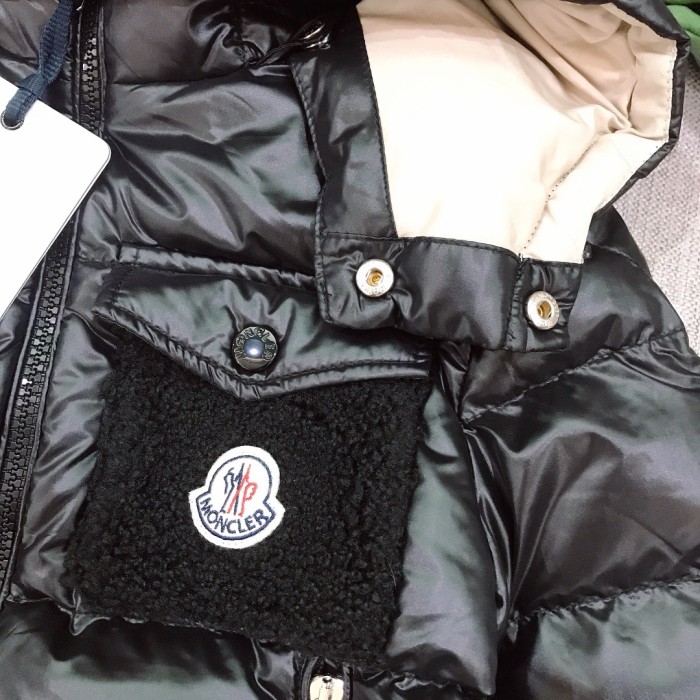 Moncler Yule Down Jacket Children Aged 3 7 Years Old Midnight Blue