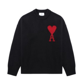 Amiparis Ami De Coeur crew-neck wool sweater