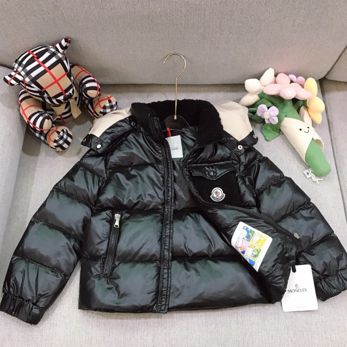 Moncler Yule Down Jacket Children Aged 3 7 Years Old Midnight Blue