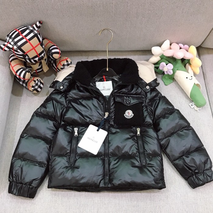 Moncler Yule Down Jacket Children Aged 3 7 Years Old Midnight Blue