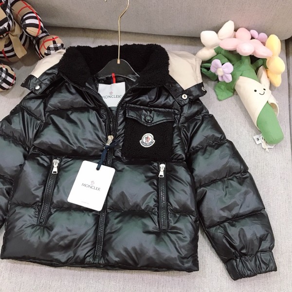 Moncler Yule Down Jacket Children Aged 3 7 Years Old Midnight Blue