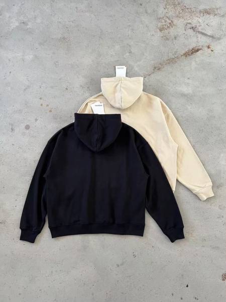 Jacquemus Logo Patch Zip Up Hoodie
