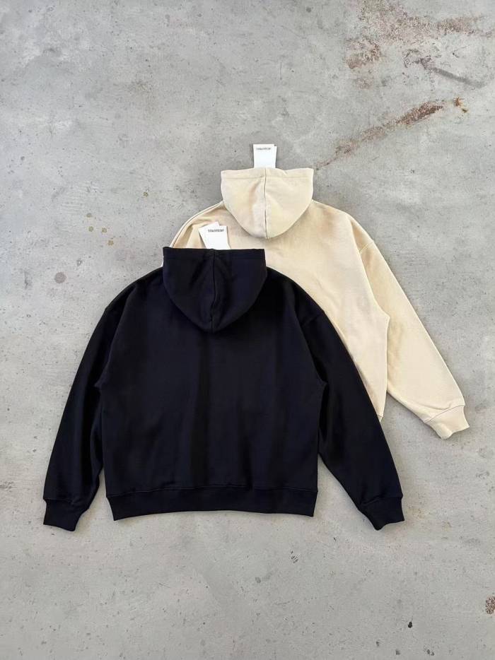 Jacquemus Logo Patch Zip Up Hoodie