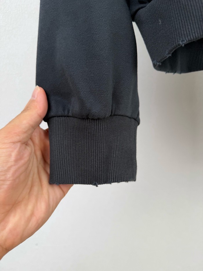 Acne Studios Sweatshirts Unisex Faded Black Hooded (Non-detachable) Moderate